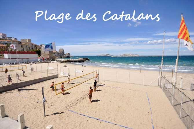 Suite Jacuzzi Privatif Plage Des Catalans Marseille Kültér fotó
